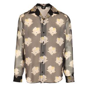 Fendi Men Adv - Look 77 - Organza Flower Print Bouqet Shirt